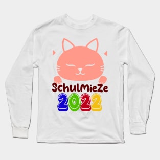 Schulbeginn Katze Schulkatze 2022 T shirt Long Sleeve T-Shirt